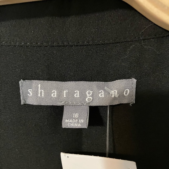 New with tags Sharagano sleeveless shirt dress with gold details - Picture 4 of 8